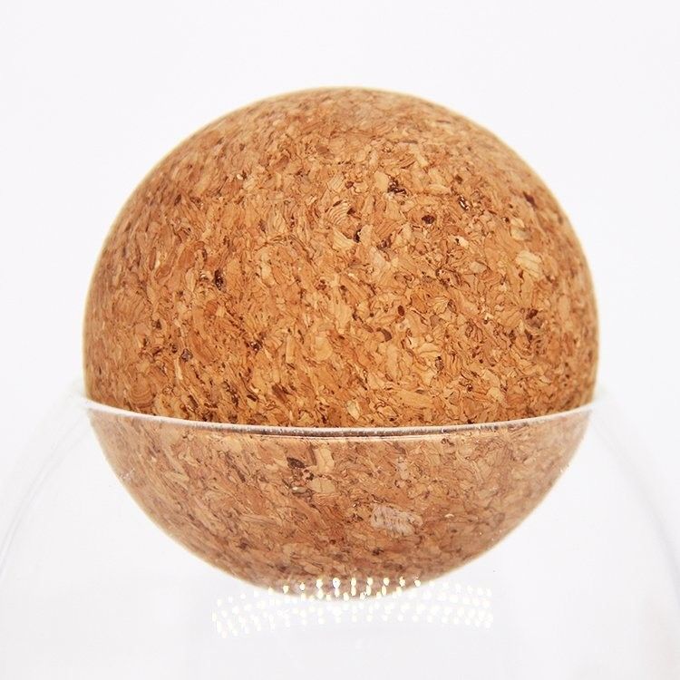 Holzdeckel Holzkorkkugelstopper für Weindekanzer Karaffe Flasche