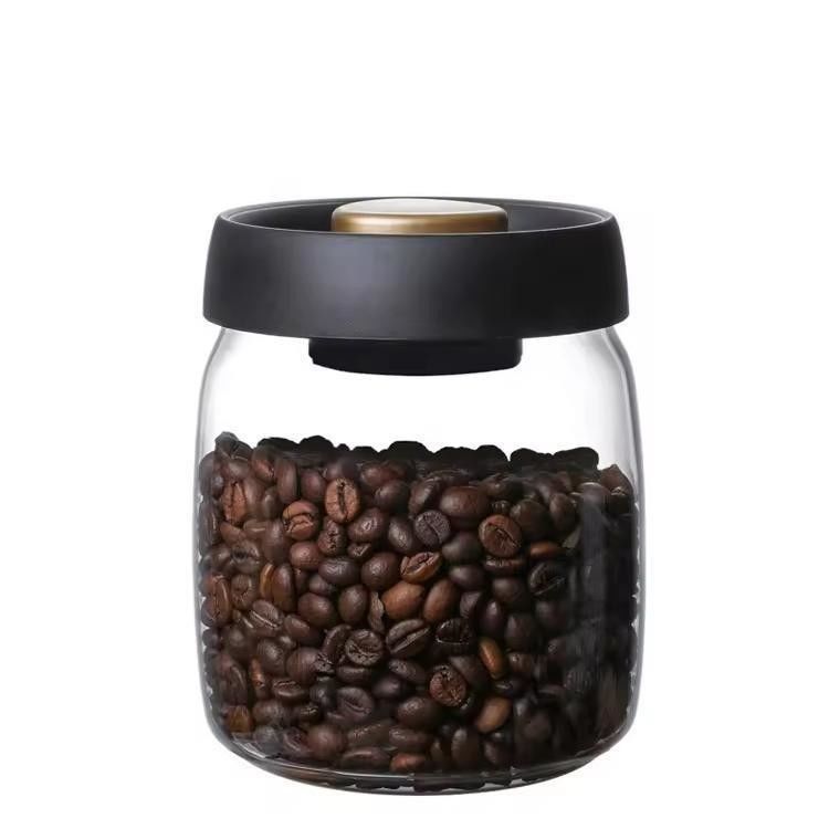 500 ml Borosilikat-Glas-Kaffeeglas für Kaffeebohnen und Küchenlager