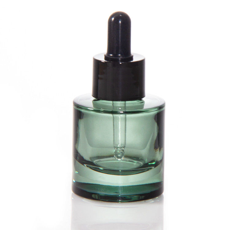 Kosmetische Hautpflege Verpackung 20 ml 30 ml Zylinder Klares Bernsteinhaar ätherisches Öl Serum Glas Tropffflasche
