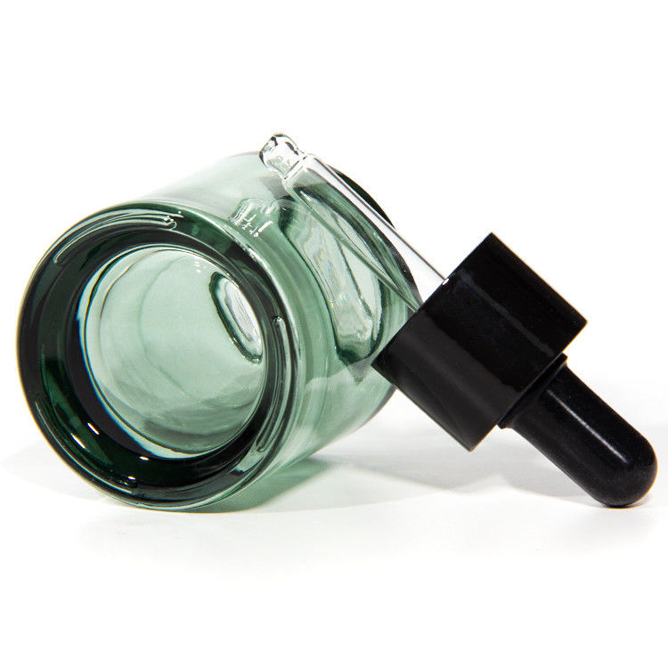 Kosmetische Hautpflege Verpackung 20 ml 30 ml Zylinder Klares Bernsteinhaar ätherisches Öl Serum Glas Tropffflasche