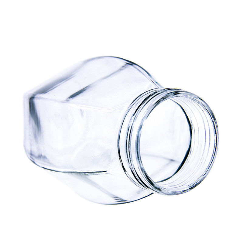 Langlebige, tragbare 190 ml 4oz 120ml 180ml transparente Honigglasgläser für Marmelade und Hot Chili Sauce