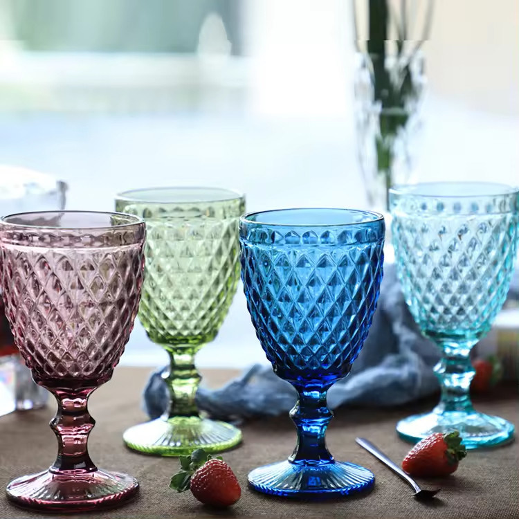 Vintage-Glas mit Gürteln Highball Glaswaren 8 Oz Collins Glas