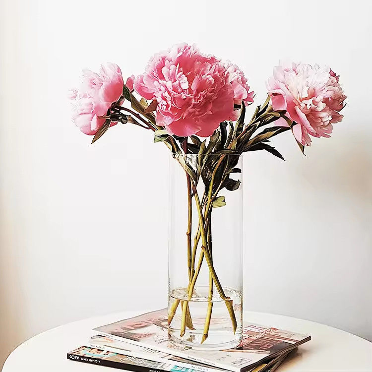 Wohnzimmer im europäischen Stil Hotel Glasblumenvase Wohnkultur Glasvase