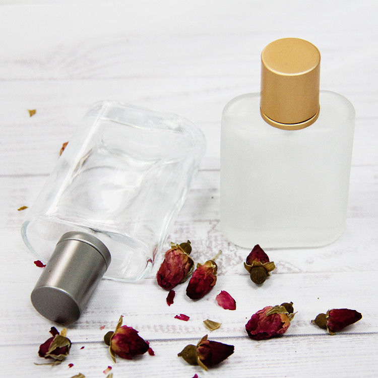 Maßgeschneiderte Quadratische Parfümflasche 30 ml 50 ml 100 ml Farbstoffglasflaschen