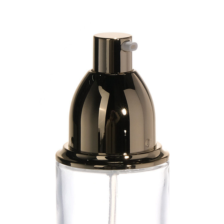 Luxus 100ml 120ml 200ml Glas Lotion Flaschen Kosmetik Parfum Öl Creme Lotion Durchsichtige dicke Wand