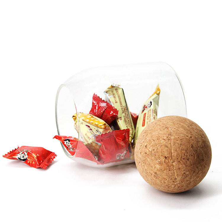 Personalisierter 500 ml Luftdichtes Hohe Borosilikat Siegel Topf mit Korkdeckel