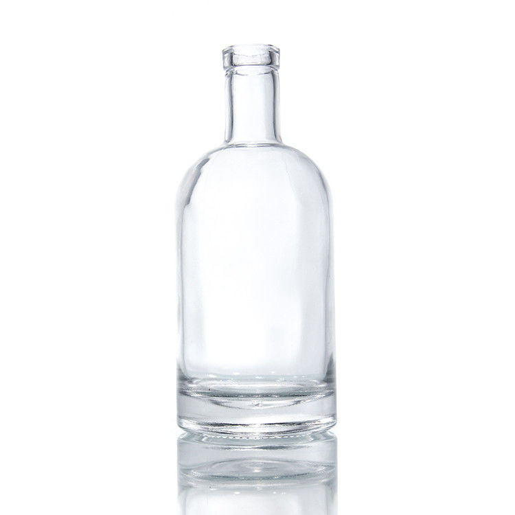 Glasflaschen Lieferant 25oz Schwere Grundflaschen für Kombucha 750ml klare Bordeaux Glasweinflaschen