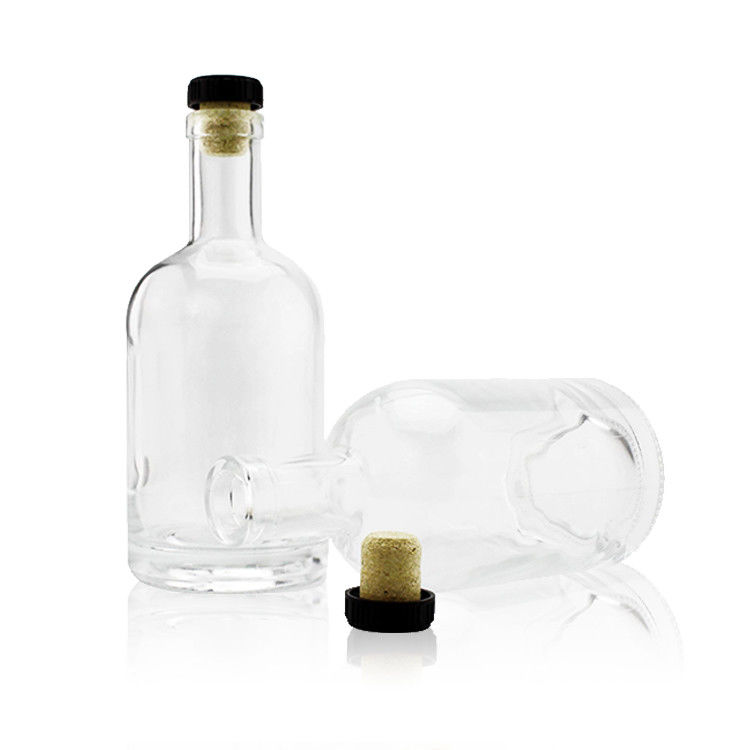 Schwere Wodka-Flaschen für 750 ml klare Bordeaux-Glas-Flaschen