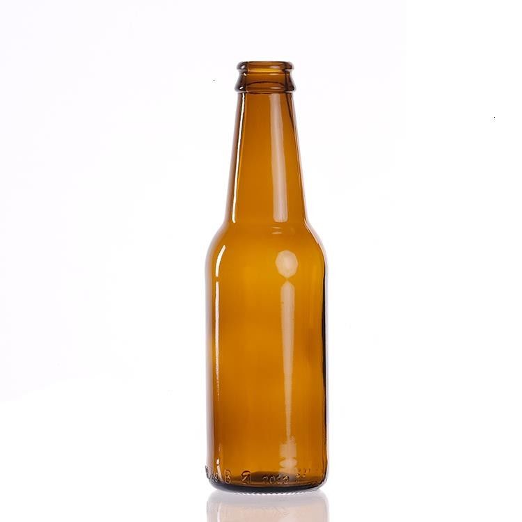 Hochwertiges Grünes Bernsteinbier Glasflasche Klares Warmstempelgetränk für Bier