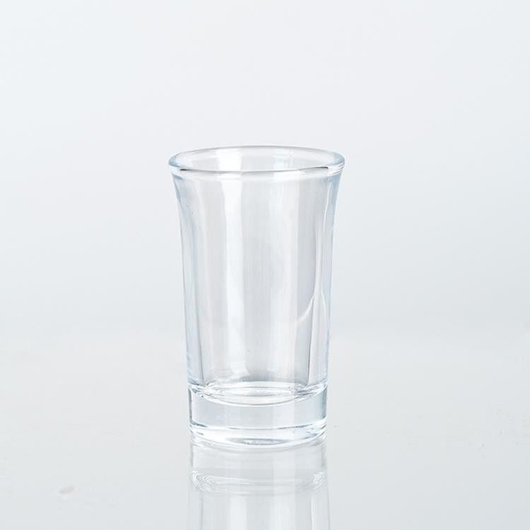 Hochwertiges Luxus klares Mini-Shoot Glass Transparentes Holz 30 ml 70 ml Schot Glass