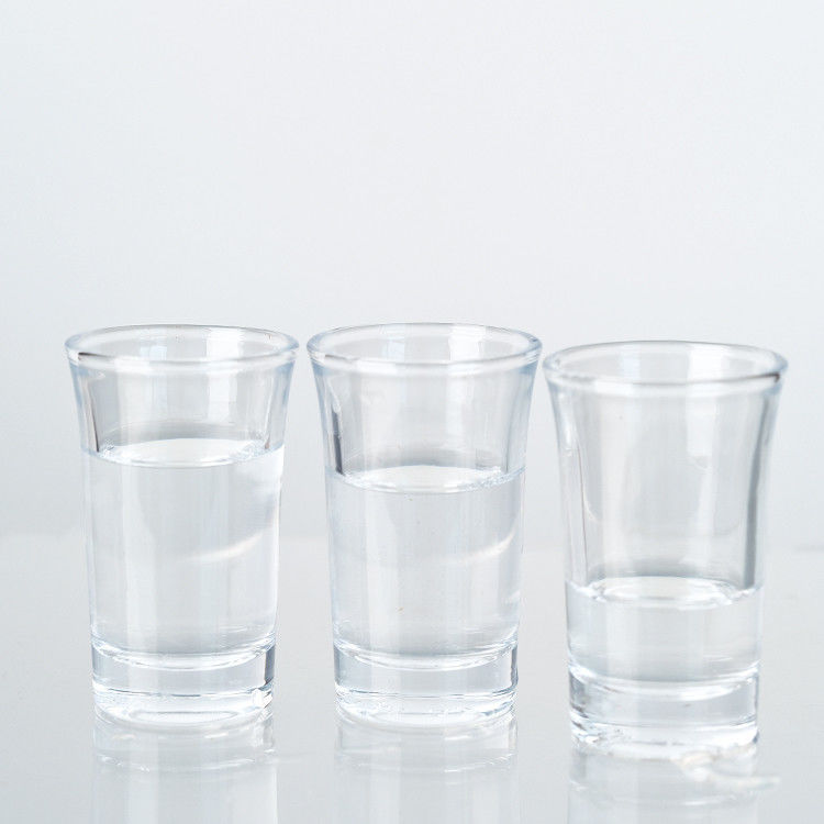 Hochwertiges Luxus klares Mini-Shoot Glass Transparentes Holz 30 ml 70 ml Schot Glass