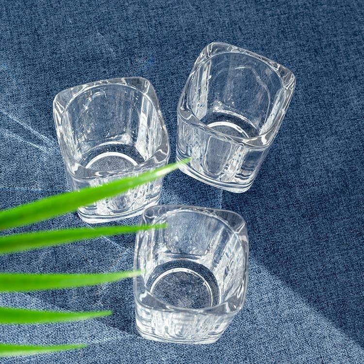 Großhandel Glas Whisky Tasse Transparente Mini Sublimation Shot Glas Tequila Shot Gläser Espresso Shot Glas