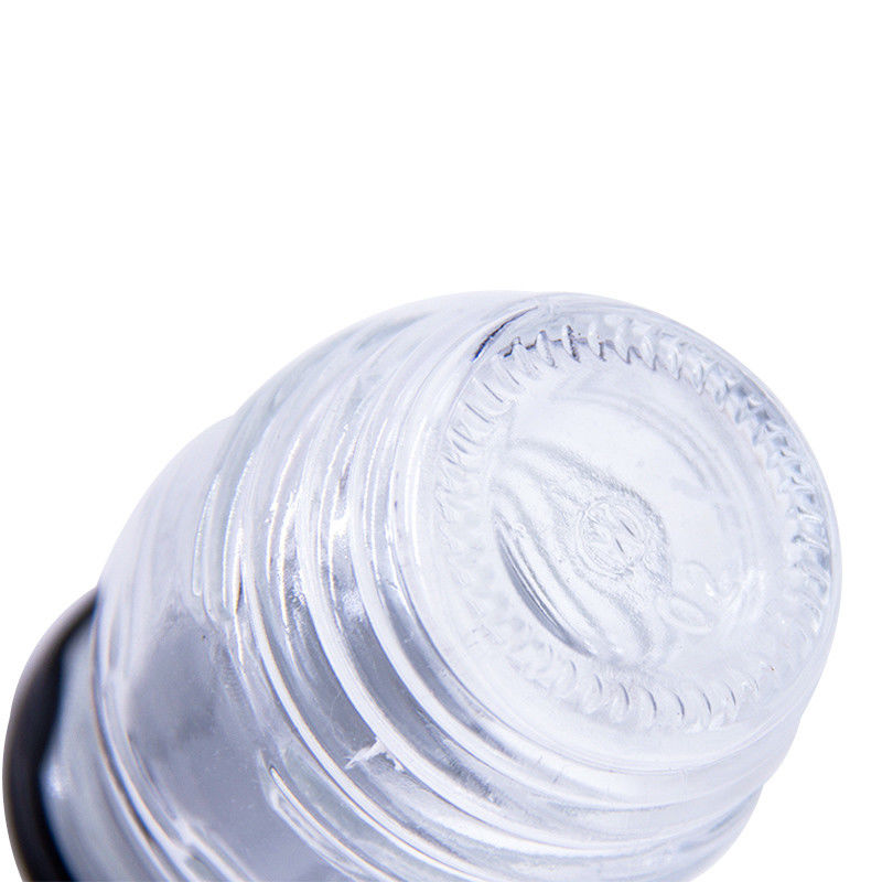 Personalisierte 2 Oz 3 Oz 100 ml 500 ml 1000 ml transparente Glas Honigkrug mit Metalldeckel