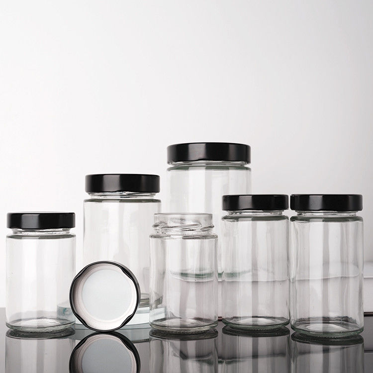 Glasversiegelte Lagerflasche Transparente Küche Geeignete Glasflasche Für das Absaugen von Lebensmitteln