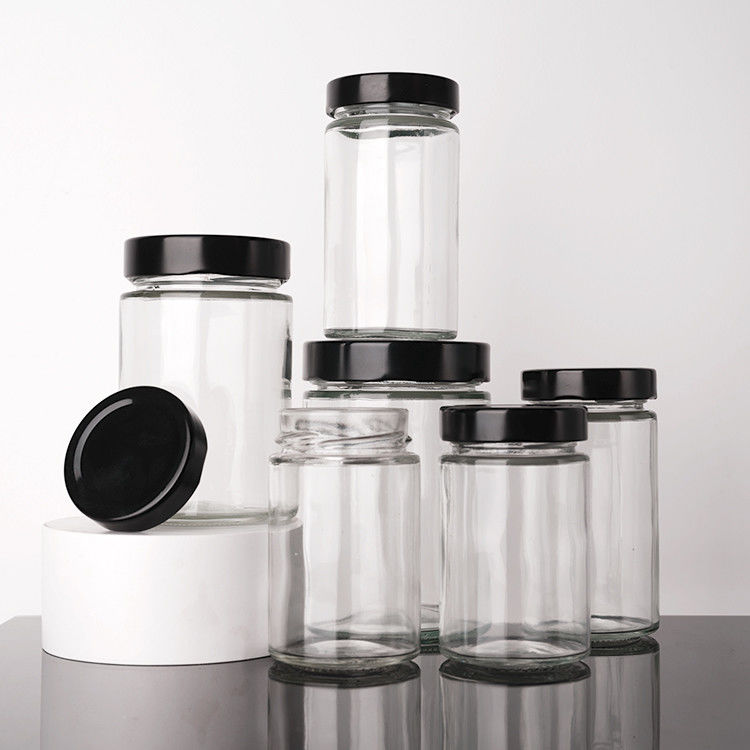 Glasversiegelte Lagerflasche Transparente Küche Geeignete Glasflasche Für das Absaugen von Lebensmitteln