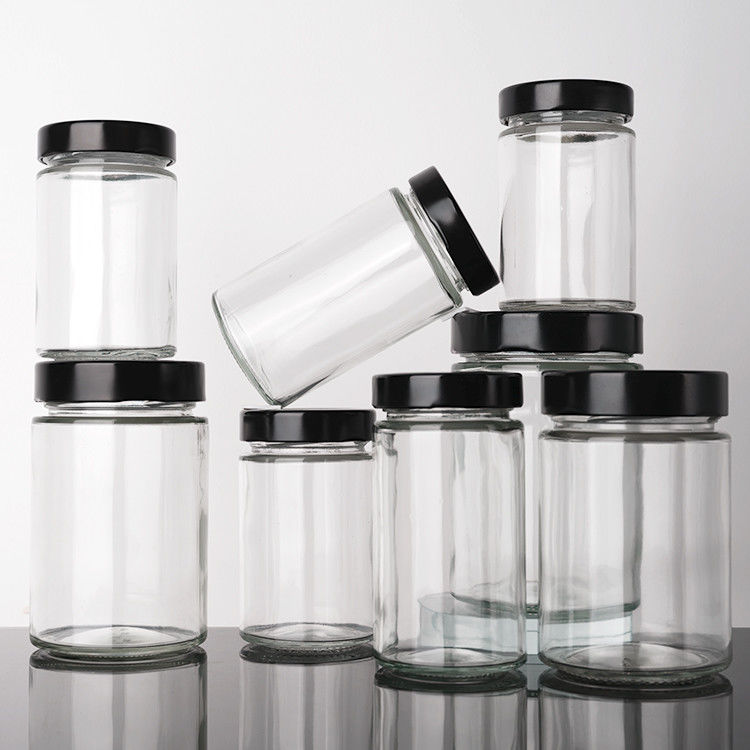 Glasversiegelte Lagerflasche Transparente Küche Geeignete Glasflasche Für das Absaugen von Lebensmitteln