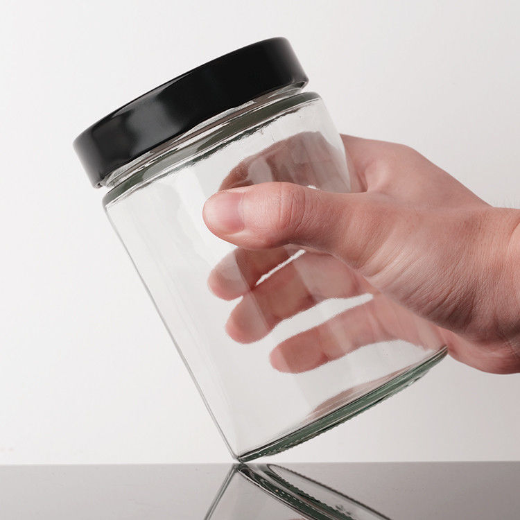 Glasversiegelte Lagerflasche Transparente Küche Geeignete Glasflasche Für das Absaugen von Lebensmitteln