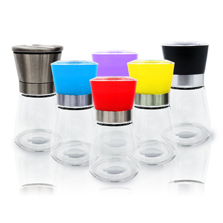 Top Qualität 2 Oz 4 Oz Gewürze Pfeffer ShakerRund 4 Oz Gewürz Glasglas mit Metalldeckel