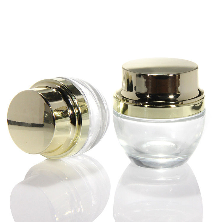 Glaskrüge für Haare Großhandel 5Ml 10Ml 15Ml 20Ml 30Ml 50Ml Kosmetika Glaskreme mit Deckel