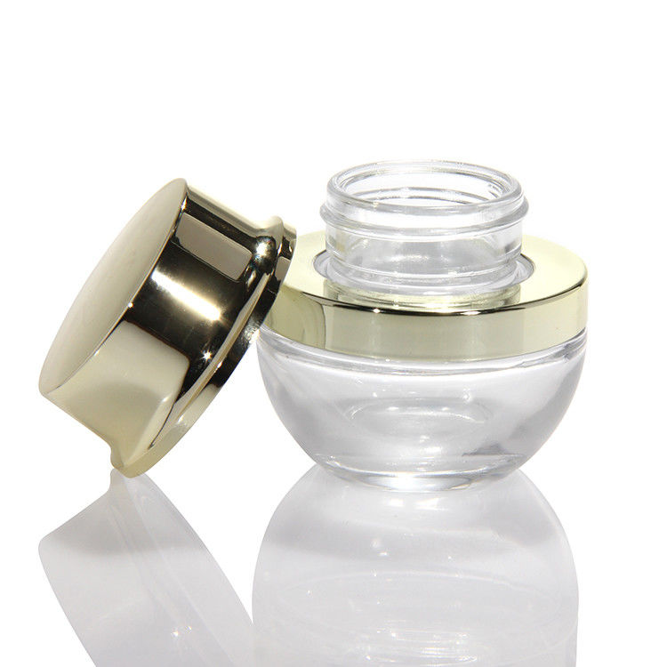 Glaskrüge für Haare Großhandel 5Ml 10Ml 15Ml 20Ml 30Ml 50Ml Kosmetika Glaskreme mit Deckel