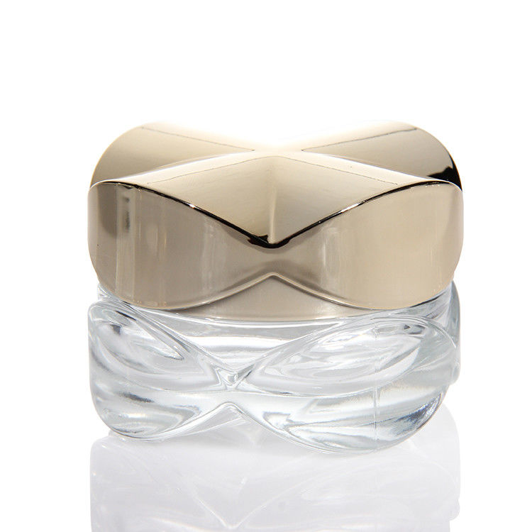 Glascreme Flaschen Kosmetische Verpackung Leere 15ml 20ml 30ml 50ml Bernsteinklare Glas Haut Körperlotion Creme Flasche