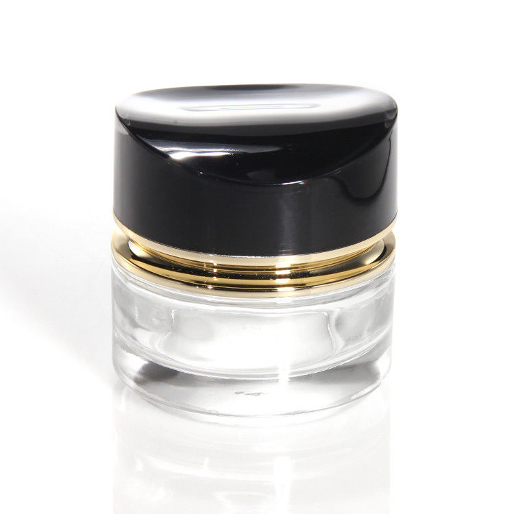 Luxuriöses Glascreme-Glas 50g 30ml Leere Haut Glascreme-Glas Glas Kosmetik-Glas mit Deckel