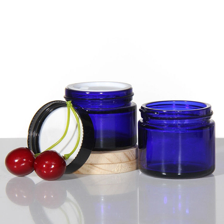 Glasglaskreme Anpassbares Logo Creme-Gläser Kosmetikflaschen für Feuchtigkeitscreme 50g 100g 200g