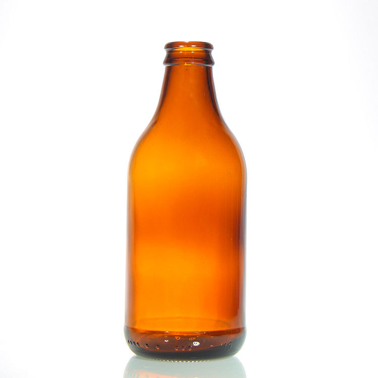 330ml 11oz High Flint Clear Soda Wasser leere Flaschen mit Kronenkappen in Massenverpackung