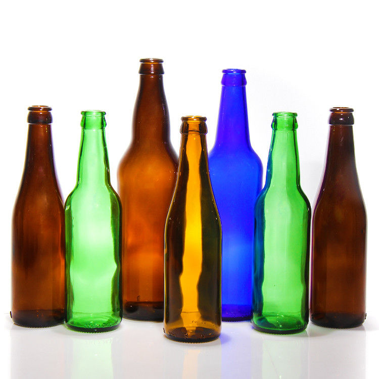 330ml 11oz High Flint Clear Soda Wasser leere Flaschen mit Kronenkappen in Massenverpackung