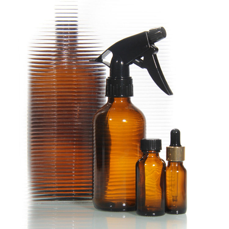 Farbleere Luxus-Glasflasche Glasflasche mit Pump Lotion Glas Kosmetikflaschen