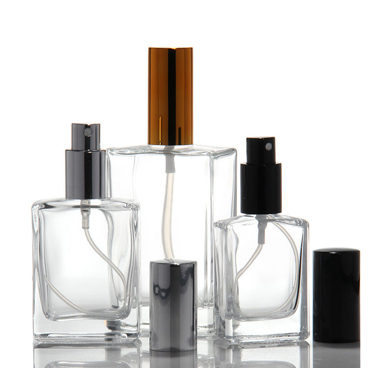 Custom Logo Leerer Spray Parfüm Glasflasche Vintage Luxus 10Ml 30Ml 50Ml 100Ml