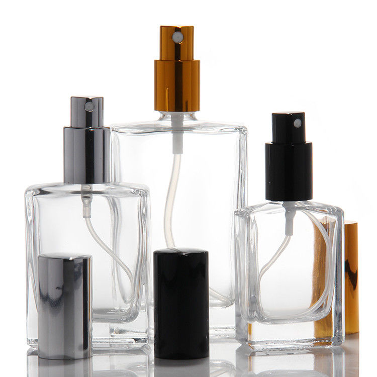 Custom Logo Leerer Spray Parfüm Glasflasche Vintage Luxus 10Ml 30Ml 50Ml 100Ml