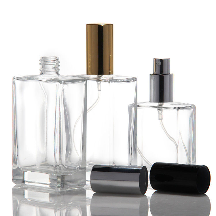 Custom Logo Leerer Spray Parfüm Glasflasche Vintage Luxus 10Ml 30Ml 50Ml 100Ml