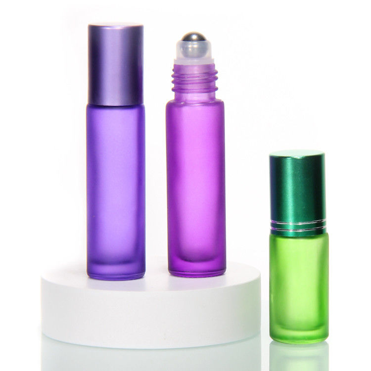 5 ml 10 ml 15 ml Glas-Parfüm auf Flasche mit Edelstahl-Rollerkugel