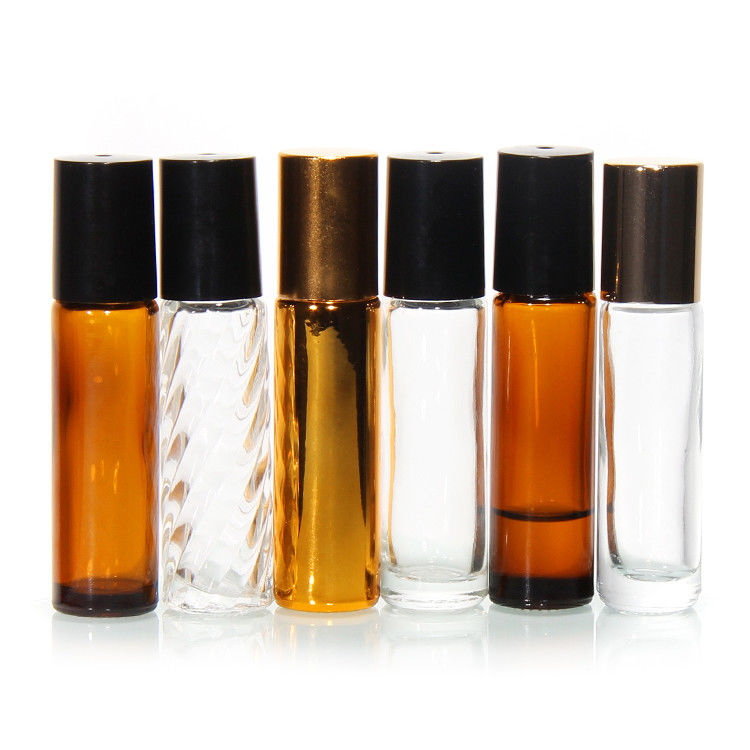 5 ml 10 ml 15 ml Glas-Parfüm auf Flasche mit Edelstahl-Rollerkugel