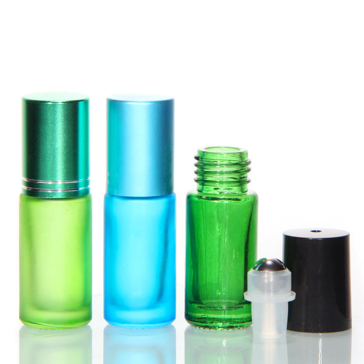 Neue ätherische Öl-Roller Glasflaschen Stahlkugel 10 ml Rollerflasche Amber Roll On Parfümflasche