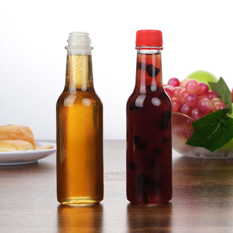 Fabrik Großhandel 5 Oz 8 Oz Woozy Flaschen Ketchup Pfeffersauce Glasflasche mit Pp Deckel