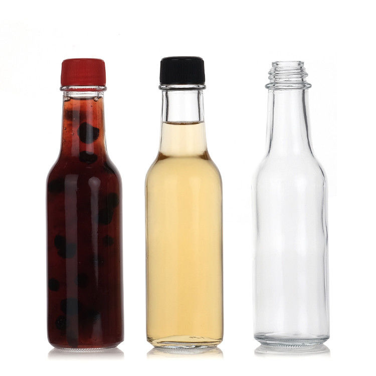 20 ml Glasflasche mit hohem Flint Lebensmittelfarbstoff Sauce Glasflasche mit Kappe
