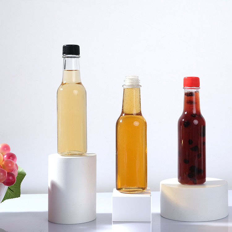 20 ml Glasflasche mit hohem Flint Lebensmittelfarbstoff Sauce Glasflasche mit Kappe