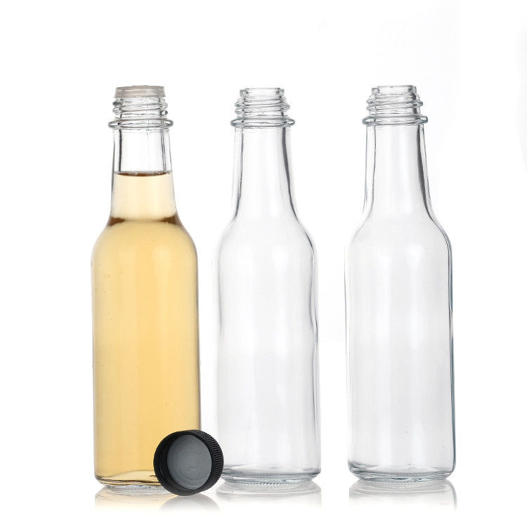 20 ml Glasflasche mit hohem Flint Lebensmittelfarbstoff Sauce Glasflasche mit Kappe